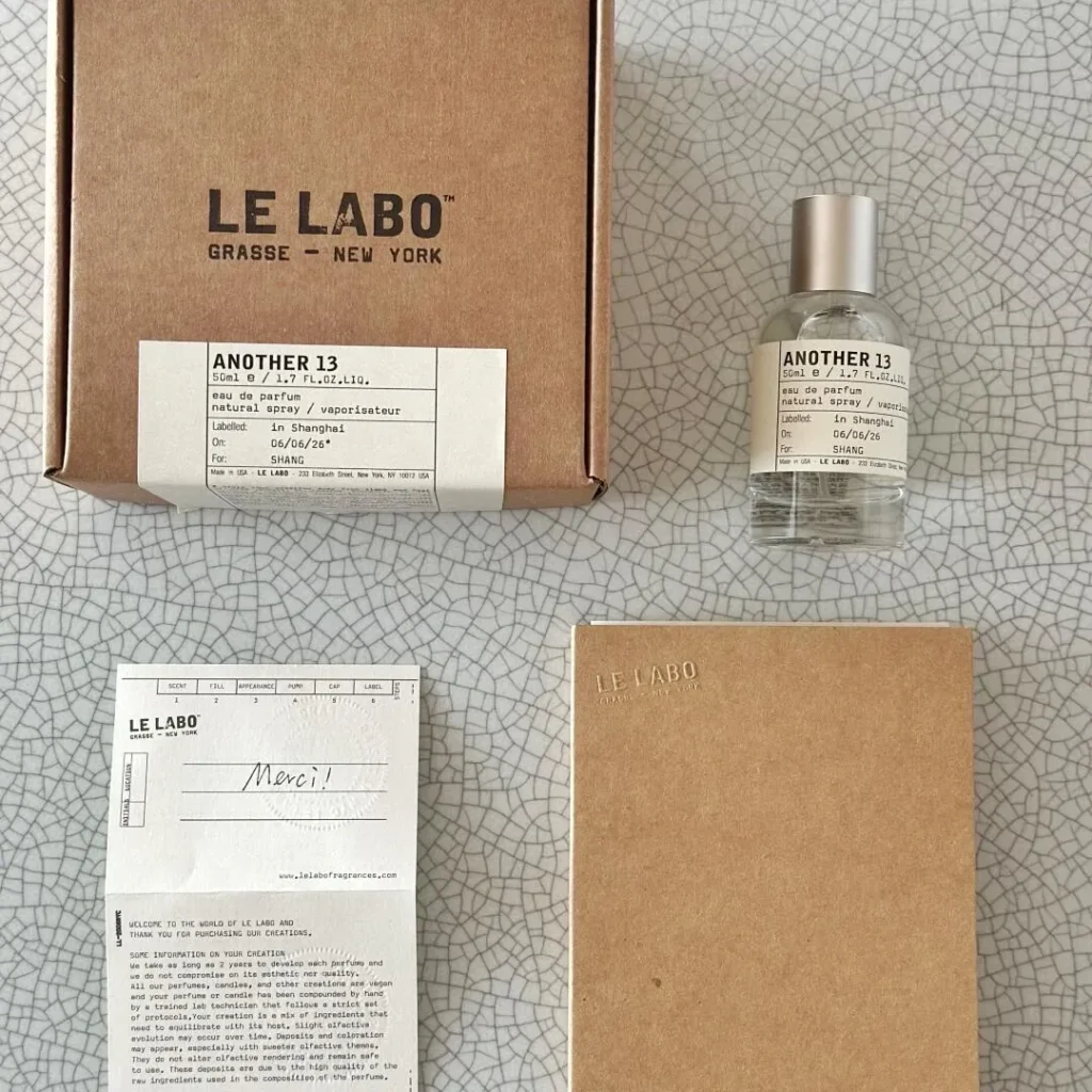 Le Labo(ルラボ) Another 13(アナザーサーティーン)の臭い？画像4